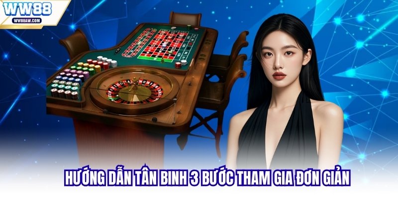 Hướng dẫn tân binh 3 bước tham gia đơn giản